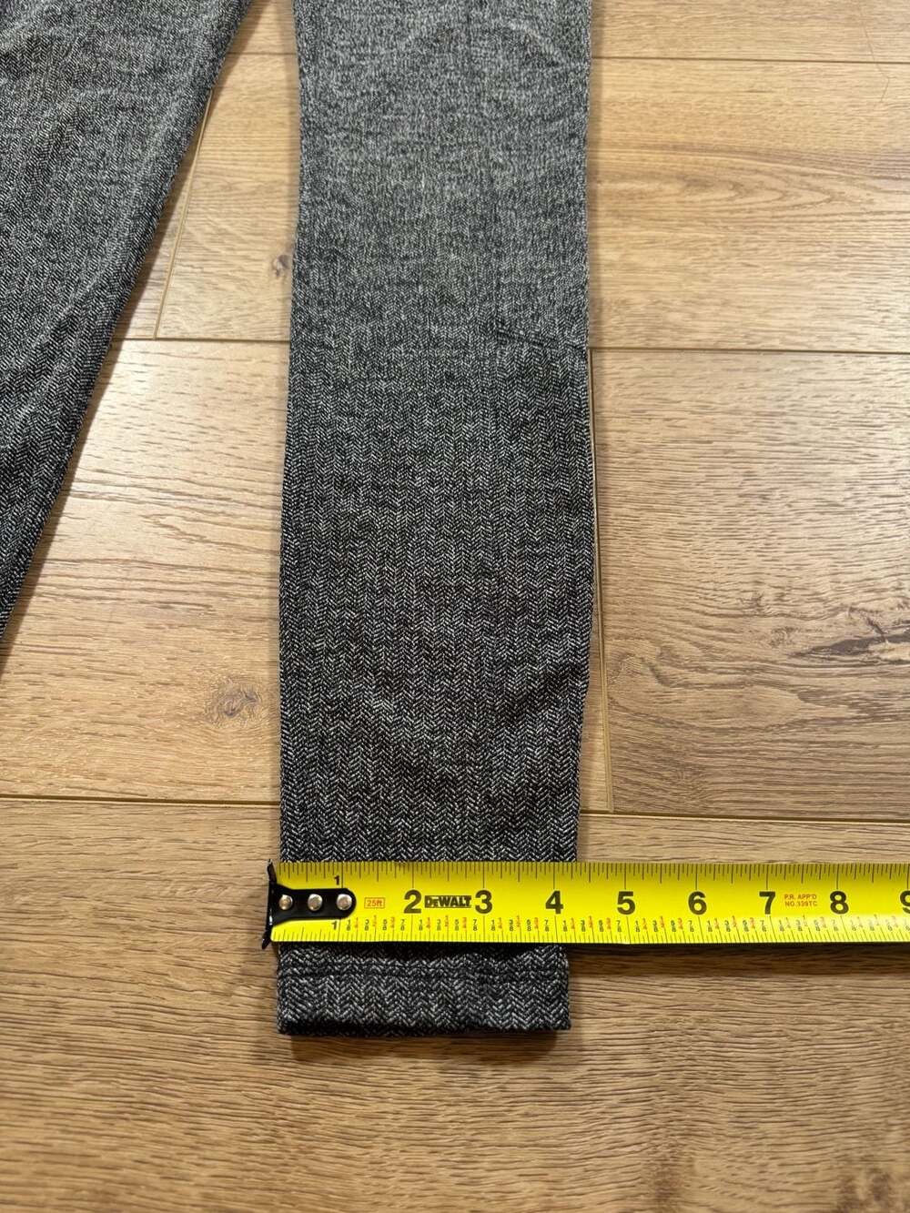 Athleta Delancey Herringbone Tight Leggings Gray Commuter Ponte Pants S - Picture 7 of 15